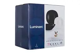Сервіз Luminarc Carine White&Black, 6 персон, 19 предметів, білий, чорний (N1491) - мініатюра 3