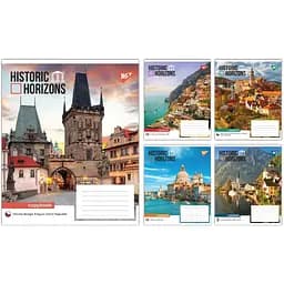 Зошит учнівський "Historic Horizons" Yes 767881 24 аркушів Різнокольоровий 1 шт. в асортименті