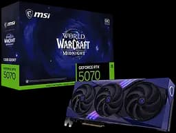 Відеокарта GeForce RTX 5070 12GB MSI (RTX 5070 12G World of Warcraft MIDNIGHT VOID EDITION OC)