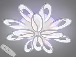 Світлодіодна люстра на пульті з диммером та підсвічуванням, 190 Вт