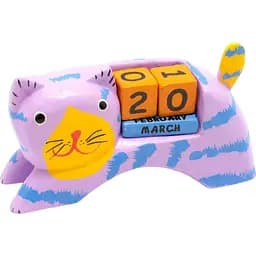 Календарь настольный Кот дерево 13х6.5х4 см