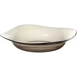 Тарілка квадратна глибока Pasabahce Invitation Bronze 21.5х21.5 см (10496BZ)