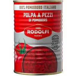 Томати Rodolfi очищені нарізані кубиками 400 г