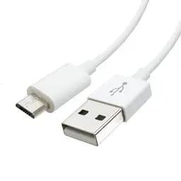 Кабель USB 2.0 AM - microUSB (5P), 1 м, білий, Patron (PN-MICROUSB-1M)