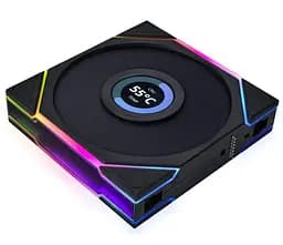 Вентилятор Lian Li Uni Fan TL Wireless LCD 120-1 Reverse Black (G99.12RTLLCD1W1B.00) - мініатюра 7