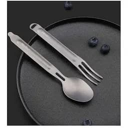 Туристичний набір Nextool титанові Chigo виделка + ложка 