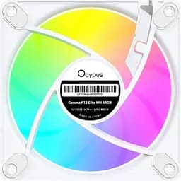 Вентилятор OCYPUS GAMMA F12 ELITE 120MM WH ARGB (GAMMA-F12-WH1AM00E-GL) - мініатюра 11