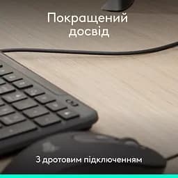 Клавіатура Signature Slim K620 Wired Keyboard for Business - GRAPHITE (920-013333) Logitech teh0022929 - мініатюра 5