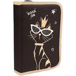 Пенал жесткий 1 Вересня HP-03 Pussycat, 13х21х3 см, серый (533447)