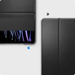 Чохол-книжка BeCover Tri Fold Hard для Apple iPad Air 13" M2/M3 2024/2025 Black (711471) - мініатюра 5