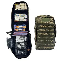 Аптечний набір (тактичний рюкзак) військового медика (з турнікетами SOF-T Gen 5)