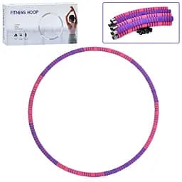 Обруч хулахуп разборный, 8 секций, диаметр 92 см, металл+EVA, MS4477-3