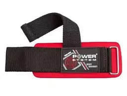 Лямки для тяги з валіком Power System PS-3350 Power Pin Black/Red (PS-3350_Black_Red) - мініатюра 3
