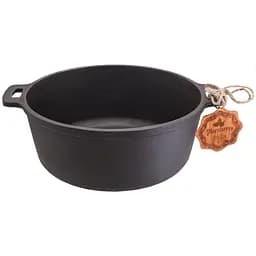 Кастрюля чугунная литая Maysternya, 26х14,5 см, 6 л (Т404Ук)