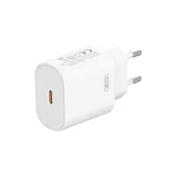 Мережевий зарядний пристрій XO CE25 PD25W USB-C Fast Charger Білий - мініатюра 4