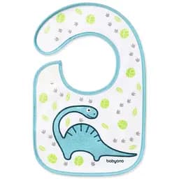 Нагрудник махровий BabyOno Eat and I Grow Динозавр (831)