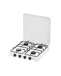 Настільна газова плита ViLgrand VGP-4042 White з кришкою на 4 конфорки 88098