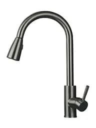 Смеситель для кухни с выдвижным изливом Mixxus SUS-014-B graphite MI6564 Графит