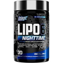 Жиросжигатель Nutrex Research Lipo-6 Nighttime, 30 капсул