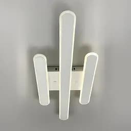 Стельова LED люстра в білому корпусі 62х25х6 см | Line F | Арт. 6203-3 WT - мініатюра 4
