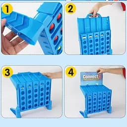 Настільна інтерактивна гра Ummi 22013 Connect 4 Shots Board Game Blue - мініатюра 4