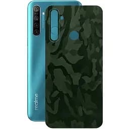 Захисна плівка StatusSKIN для Realme 5i Корпус Вініл Камуфляж зелений