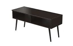 Тумба під TV Невада Ferrum-decor 45x100x38 Чорний метал ДСП Венге Магія 16 мм (FRD-106721) - мініатюра 4