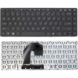 Клавіатура для ноутбука HP Elitebook 8460P, ProBook 6460b чорний, чорний фрейм