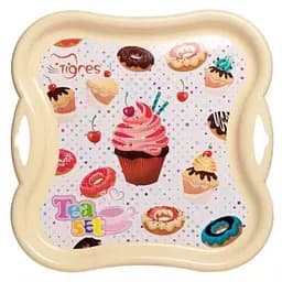 Піднос для посуду "Солодка вечірка" Tigres 39414 Жовтий (2000990737014)