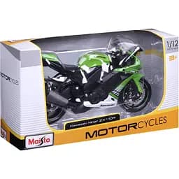 Мотоцикл іграшковий Maisto Kawasaki Ninja ZX-10R в масштабі 1:12 (31101-10011) - мініатюра 10