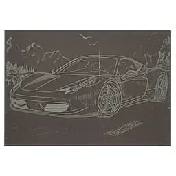 Гравюра А5 "Спорткар" ГрА5з-4 економ варіант у пакеті 21 х 14,8 см