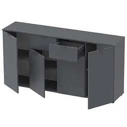 Комод Doros Рон 7 Графіт 4 фасади 2 шухляди 160х38х81 (44900236) - мініатюра 4