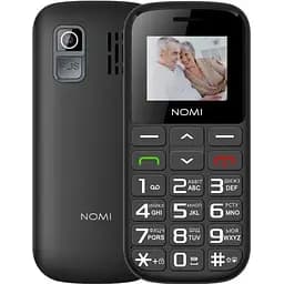 Мобильный телефон Nomi i1871, черный, Dual Sim, 1.77" (160x128, TN), MicroSD (до 32 ГБ), bloetooth, MP3, 0.08 Мп, 1750mAh