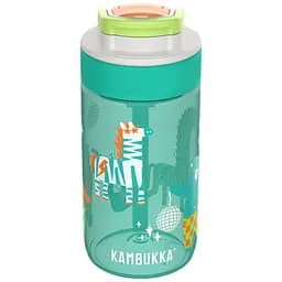 Пляшка для води тританова Kambukka Lagoon kids Disco Zoo 400 мл зелена (11-04058)