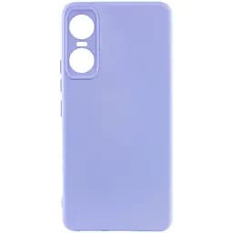 Чохол Silicone Cover Lakshmi Full Camera A для Tecno Pop 6 Pro Бузковий / Dasheen