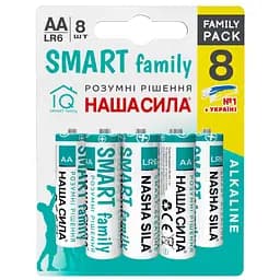 Батарейки Наша Сила Smart AA (LR6) 8 шт.