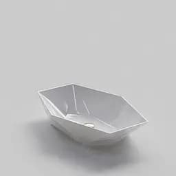 Умивальник VBI Venezia white накладний VBI-012400, Білий - мініатюра 5
