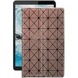 Чохол StatusCASE з екошкіри для планшету Lenovo Tab M8 TB-8505X Коричневий ромб