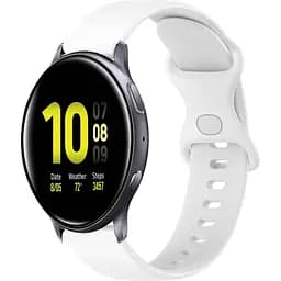 Ремінець силіконовий для смарт-годинника BeWatch Samsung універсальний S 20 мм Білий (101N3S02.1)