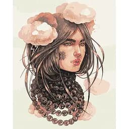 Картина по номерам Ideyka Облачные мысли ©lesya_nedzelska_art KHO4995 40х50 см