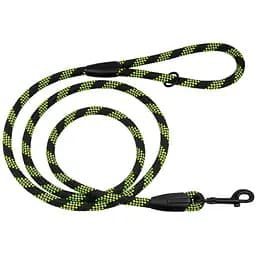 Поводок для собак Barksi Active 183х0.9 см черно-салатовый