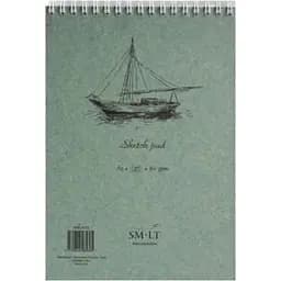 Альбом для ескізів на спіралі SM-LT Art Authentic 90г/м2 70л білий колір