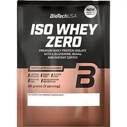 Протеин BiotechUSA Iso Whey Zero Lactose Free Caffe Latte 25 г