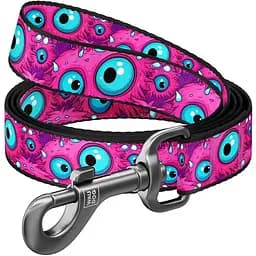 Поводок для собак Waudog Nylon нейлоновый, рисунок "Глаз монстра", L-XXL