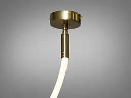 Стельова люстра LED Diasha 9610-1500GAB Мотузка 17W бронзова для коридору, вітальні, спальні, кухні, офісу - мініатюра 4