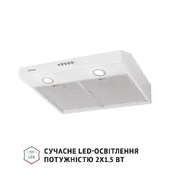 Витяжка плоска Perfelli PL 5002 W LED - мініатюра 3