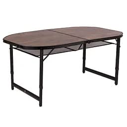Стіл Bo-Camp Woodbine Oval 150x80 cm Black/Wood look (1404230) - мініатюра 2