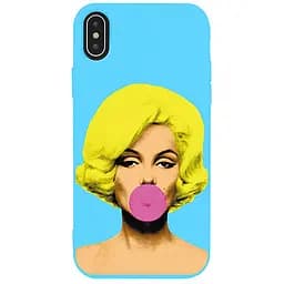 Чехол-накладка Toto Matt TPU 2 mm Print Case Apple iPhone XS Max #44 Monro Sky Blue