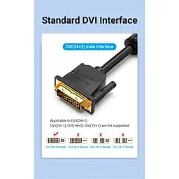 Кабель Vention DVI-VGA 3 м (EACBI) - мініатюра 12
