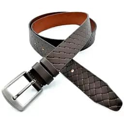 Ремінь шкіряний Weatro чоловічий 3,3х110-125 см acs0027380